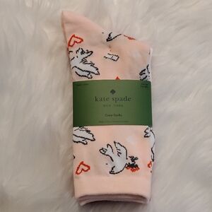 Kate Spade Crew Socks Set Of 3 NWT Size 4-9